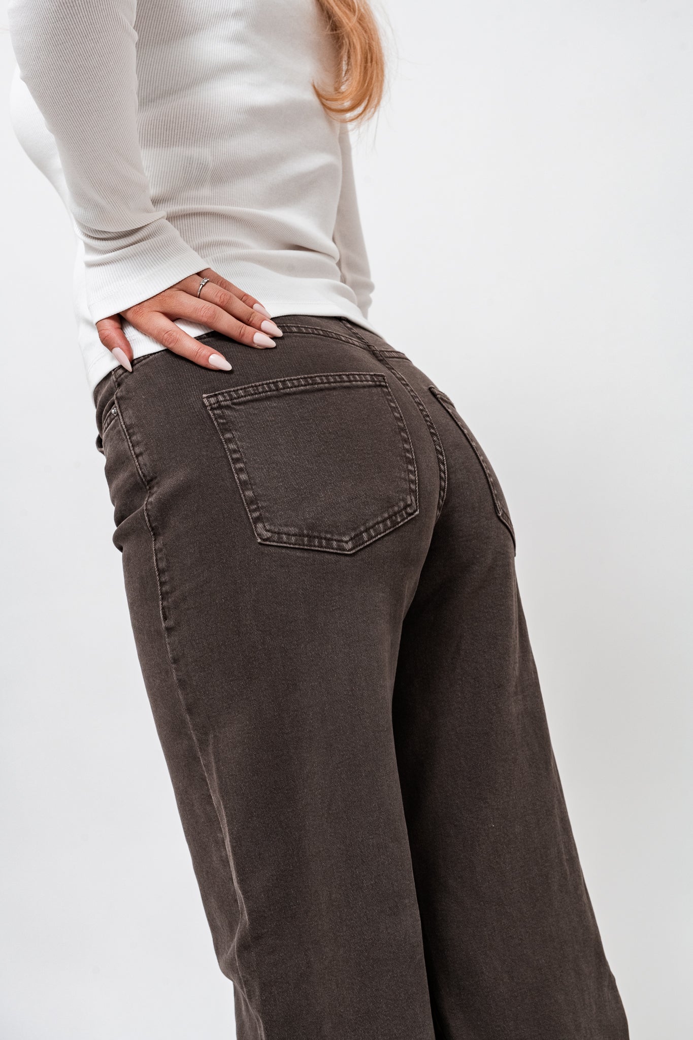 PCSELMA Jeans - Hot Fudge
